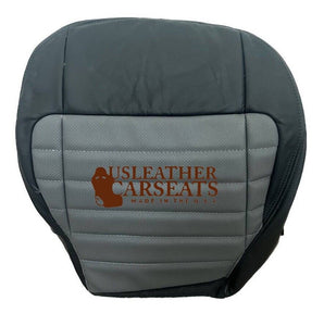 2002 For Harley Davidson Driver bottom 2nd-row Leather  Seat Cover 2 Tone Gray