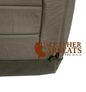 2000 Ford F250 F350 XLT Cab Driver Bottom Leather Replacement Seat Cover Tan