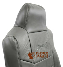 Load image into Gallery viewer, 2004 Ford Excursion Limited Driver Lean Back Replacement Leather Seat Cover Gray