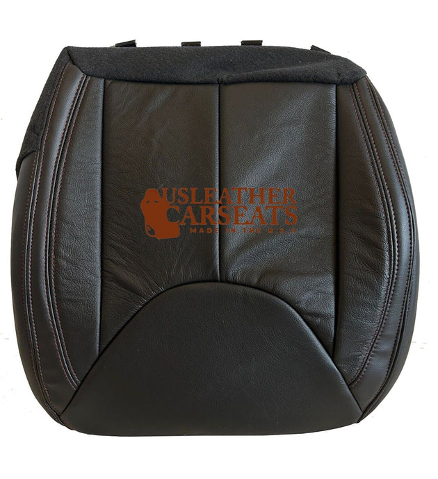 2013-2017 Fits Jeep Wrangler Rubicon Driver Side Bottom Leather Seat Cover Black