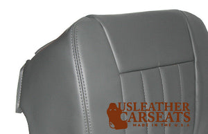 2007 Fits Dodge Dakota Driver Bottom Replacement Synthetic Leather Seat Cover Gray