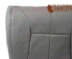 98-02 Fits Dodge Ram 2500 SLT -Driver Side Bottom Synthetic Leather Seat Cover GRAY