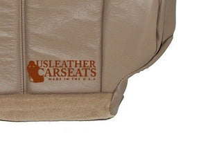 2002 Chevy Silverado Suburban Tahoe Driver Side Bottom Leather Seat Cover Tan