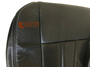 Driver & Passenger Leather Perf Seat Cover Fits 2011 Chrysler Town &Country  Blk