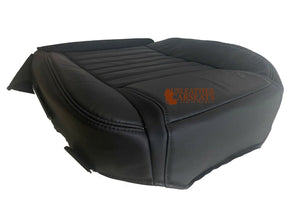 2005-2009 Ford Mustang DRIVER Bottom Perforated Leather Seat Cover Black