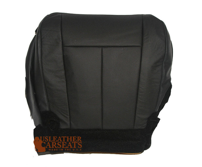 2012 2013 2014 Ford Expedition Driver Bottom Perforated Leather Seat Cover Black