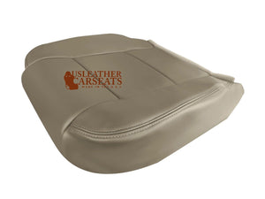 2004-2009 Fits Dodge Durango SLT -Driver Side Bottom Leather Seat Cover Khaki Tan