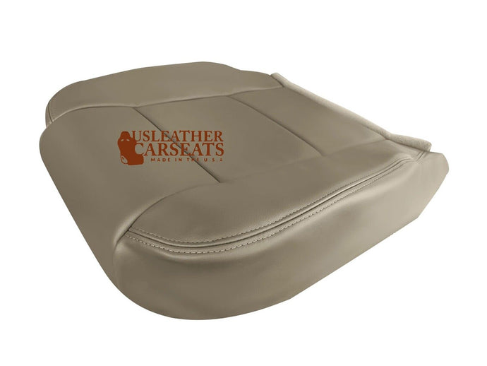2004-2009 Fits Dodge Durango SLT -Driver Side Bottom Leather Seat Cover Khaki Tan
