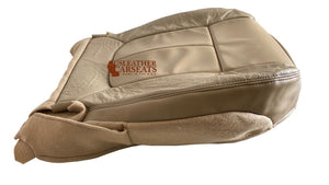 2009-2010 Ford F-150 Lariat Super Cab Driver Bottom Perforated Seat Cover Tan