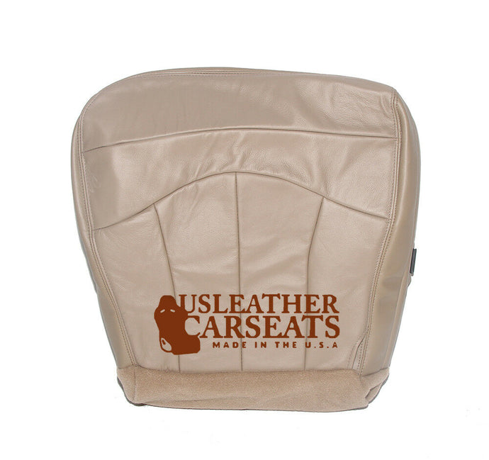 2001 2002 2003 Ford F150 lariat Driver Bottom Synthetic Leather Seat Cover Tan