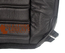 Load image into Gallery viewer, 2003-2007 Hummer H2 Driver Full Front Leather Seat Cover Black