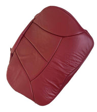 Load image into Gallery viewer, 2000 Peterbilt 389, 379 dump semi truck Driver Bottom leather seat cover Red
