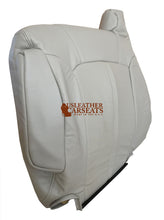 Load image into Gallery viewer, 2002 Cadillac Escalade Driver Side Lean Back Perforated Leather Seat Cover Shale