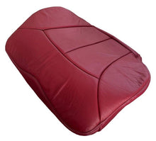 Load image into Gallery viewer, 2000 Peterbilt 389, 379 dump semi truck Driver Bottom leather seat cover Red