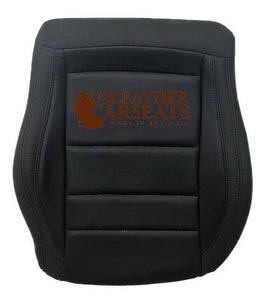 2012 For Benz C250 C300 C350 2 DOOR Driver Bottom Perf Leather Seat Cover Black