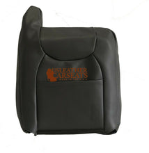 Load image into Gallery viewer, 2002 Chevy Avalanche 1500 2500 LT Driver Lean Back Leather Seat Cover Dark Gray
