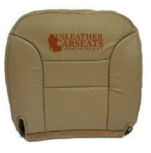 Load image into Gallery viewer, 1995-1999 Chevy Suburban Tahoe Driver Bottom Synthetic Leather Seat Cover Tan