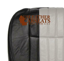 Load image into Gallery viewer, 2003 Ford F150 Harley-Davidson Driver Bottom Leather Seat Cover 2Tone Gray/Black