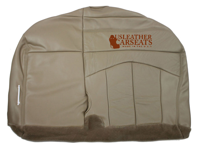 2001-2003 Ford F150 Lariat Passenger Side Bench Bottom Leather Seat Cover Tan