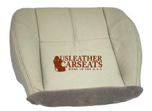 Load image into Gallery viewer, 2007-2013 2014 GMC Sierra Tahoe Driver Bottom Leather Seat Cover - Lt Titanium