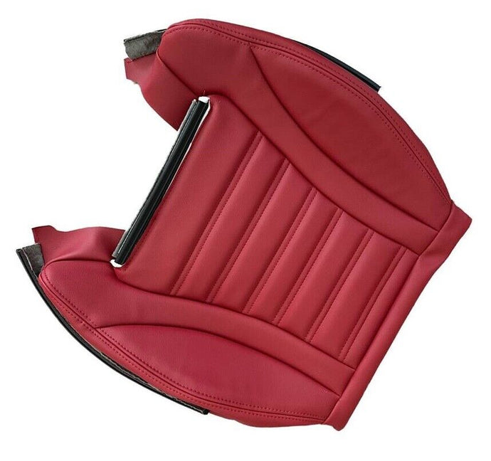 2015 to 2021 For Mercedes Benz C 300 350 Driver  Bottom Leather Seat Cover Red