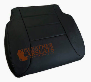 2010-2014 Peterbilt 389 , semi truck Driver Full Front leather seat cover Black