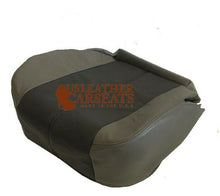 Load image into Gallery viewer, 2002 GMC Yukon Denali AWD XL 1500 Driver Bottom Leather Seat Cover 2 Tone Gray