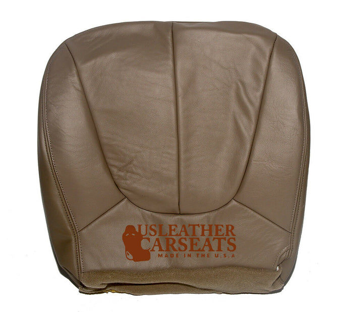 1997-2002 Ford Expedition Eddie Bauer - Driver Bottom Leather Seat Cover - Tan