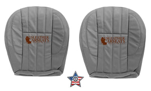 2000 Fits Jeep Grand Cherokee Limited Left & Right Bottom Vinyl Seat Cover Gray