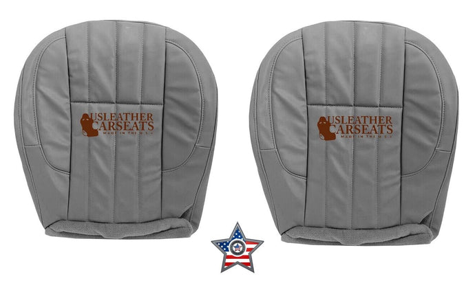 2000 Fits Jeep Grand Cherokee Limited Left & Right Bottom Vinyl Seat Cover Gray
