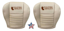 Load image into Gallery viewer, 2002 Ford Mustang GT Driver &amp; Passenger Bottom Leather Seat Cover TAN