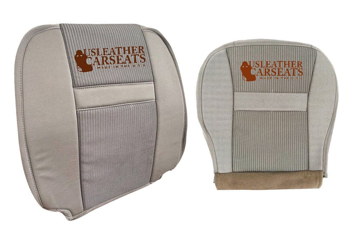 2006 for Dodge Ram 1500 SLT SINGLE-CAB-Driver Full Front Cloth Seat Cover Tan