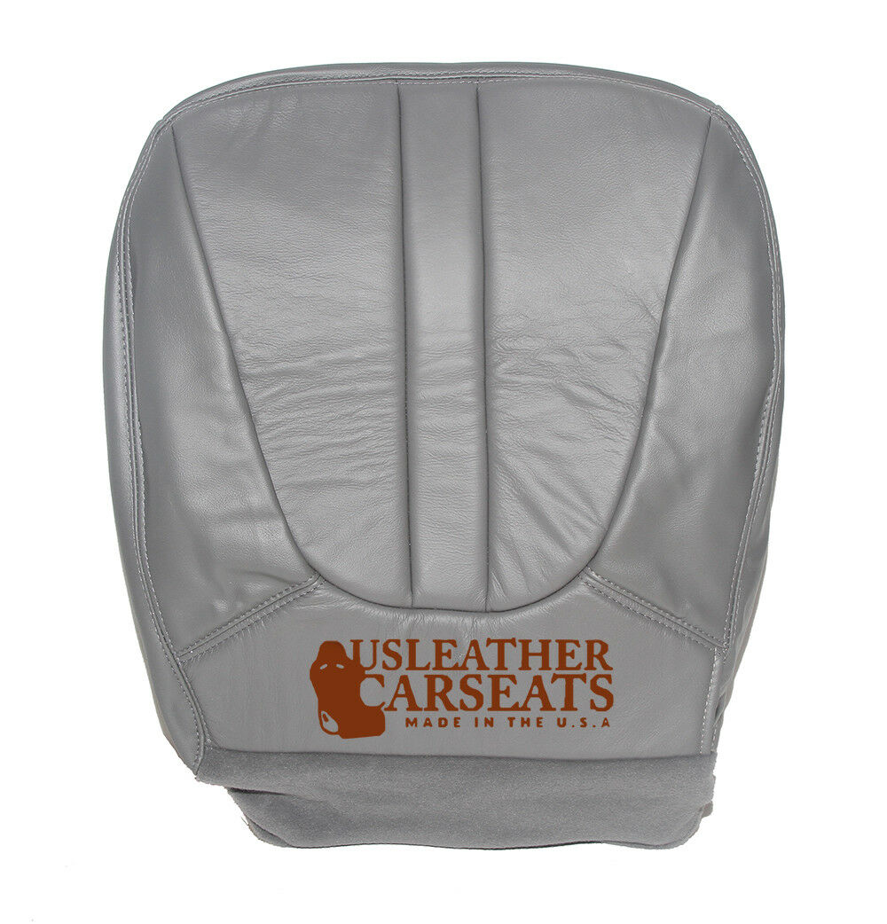 1997-2001 2002 Ford Expedition Eddie Bauer Driver Bottom Vinyl Seat Cover Gray