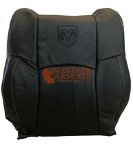 Load image into Gallery viewer, 2009-2012 Fits  Dodge Ram 2500 3500 Full Front Leather Seat Cover Dark Gray