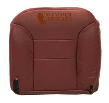 Load image into Gallery viewer, 1995-1999 GMC Yukon 4X4 Driver Side Bottom Replacement Leather Seat Cover RED