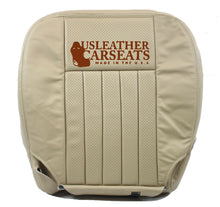 Load image into Gallery viewer, 2003 Lincoln Navigator Driver Bottom Leather Perforated Vinyl Seat Cover TAN