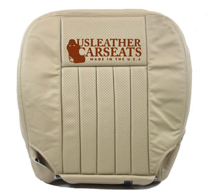 2005 2006 Lincoln Navigator Passenger Bottom Leather Perforated Seat Cover TAN