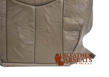 Load image into Gallery viewer, 2002 Chevy Avalanche 1500 LT Passenger Bottom Replacement Leather Seat Cover Tan