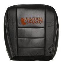 Load image into Gallery viewer, 2002-2007 Ford F250 XLT Sport passenger Bottom Perf Leather Seat Cover Black
