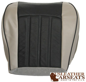 2006 Fits Chrysler 200 300 Driver Side Bottom Leather Seat Cover 2 Tone Gray