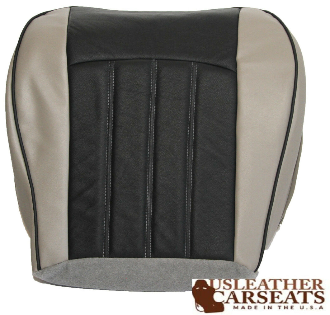 2006 Fits Chrysler 200 300 Driver Side Bottom Leather Seat Cover 2 Tone Gray