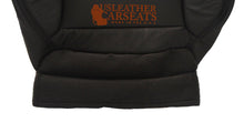 Load image into Gallery viewer, 2001 Ford F250 Lariat Driver Side Bottom Replacement Leather Seat Cover Black