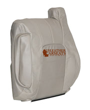 Load image into Gallery viewer, 1999-02 Cadillac Escalade Driver Lean Back Perforated Leather Seat Cover Shale