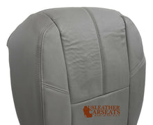 Load image into Gallery viewer, 07-14 Chevy 1500 2500HD 3500HD Driver Bottom Vinyl Seat Cover Dk Titanium Gray