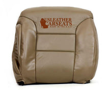 Load image into Gallery viewer, 1995-1999 Chevy Silverado Suburban Driver Lean Back Leather Seat Cover Tan