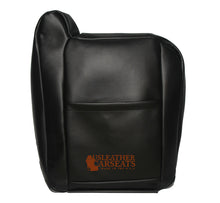 Load image into Gallery viewer, 2004 Hummer H2 Driver Side Lean Back Replacement Leather Seat Cover Black