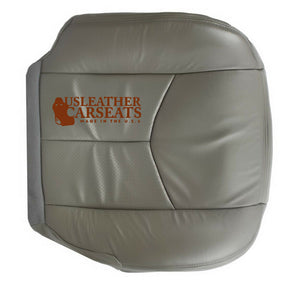 2003-2007 2006 2005 Cadillac Escalade Driver Side Bottom Leather Seat Cover Gray