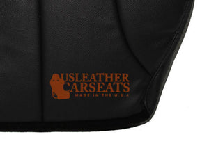 2001 2002 Fits Dodge Ram Driver & Passenger Bottom Vinyl Seat Covers dark gray