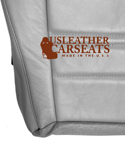 1998-2001 FORD EXPLORER XLT LEATHER PASSENGER REPLACEMENT SEAT COVER Gray