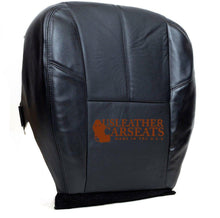 Load image into Gallery viewer, 2007-2014 GMC Sierra Yukon Tahoe Driver Side Bottom Leather Seat Cover Black